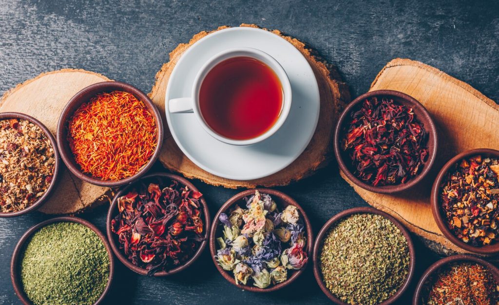 natural teas and infusions